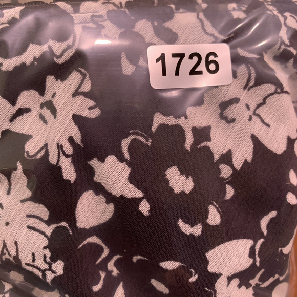 Women Ditsy Floral Chiffon Skirt Sz XL Petite Layered Dark Romantic Cottage Y2K - Picture 14 of 14